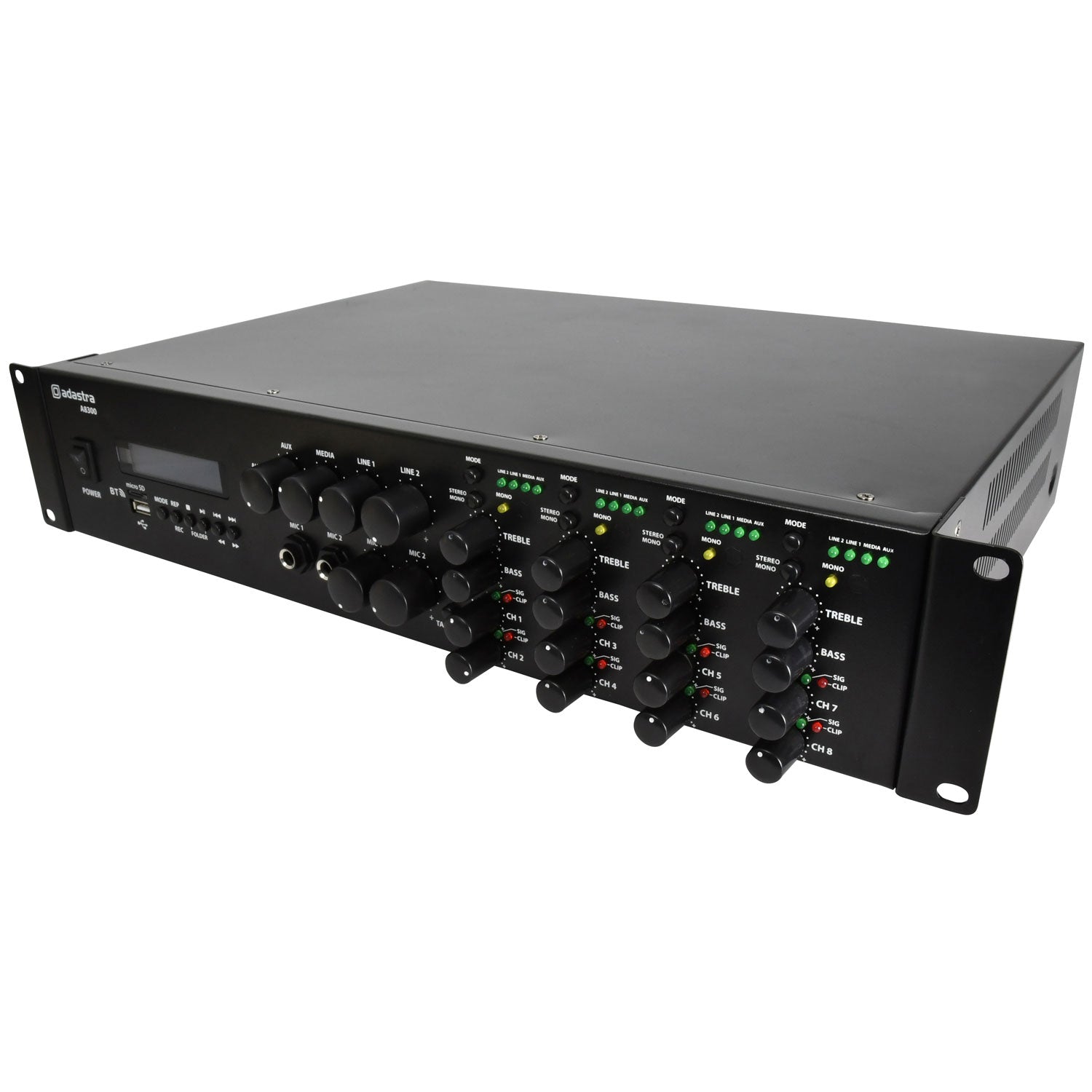 Adastra A8300 Mixer-Amp 8 x 300W