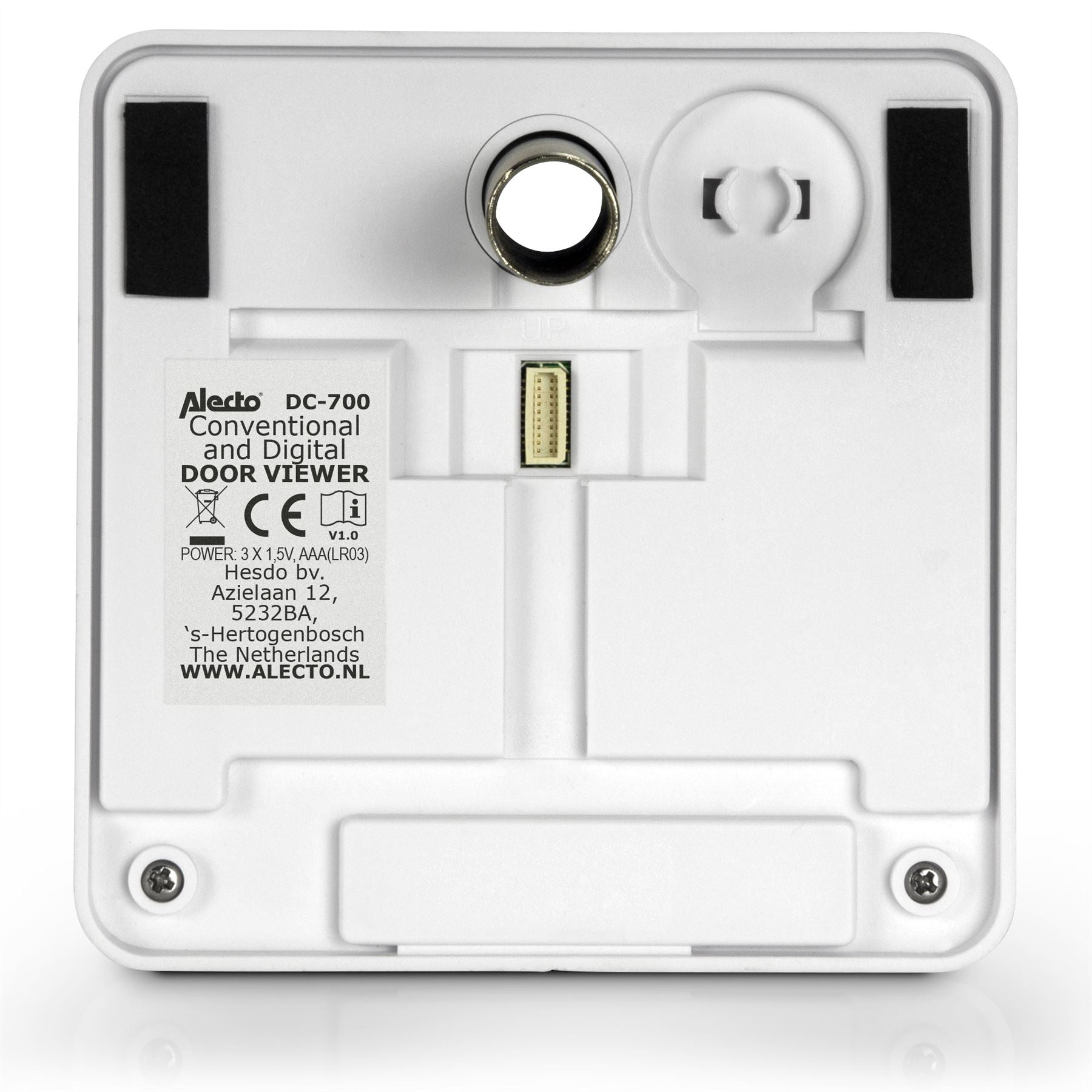 Alecto Door Viewer 120° Wide Angle Digital Peephole Battery Powered Camera TFT 2.4" Colour LCD Screen Display Door Viewer Camera Door Peephole