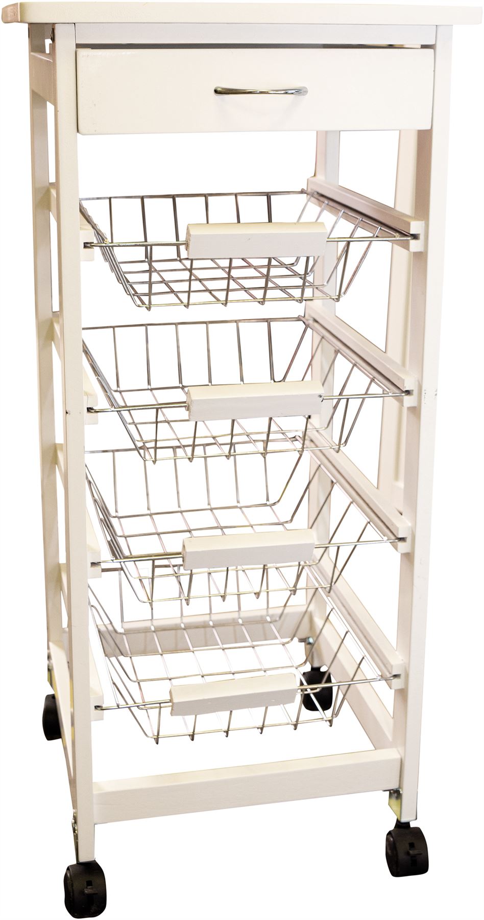 Kitchen Trolley on Castors Storage Kitchen Space, Kitchen Caddy, Serving Trolley