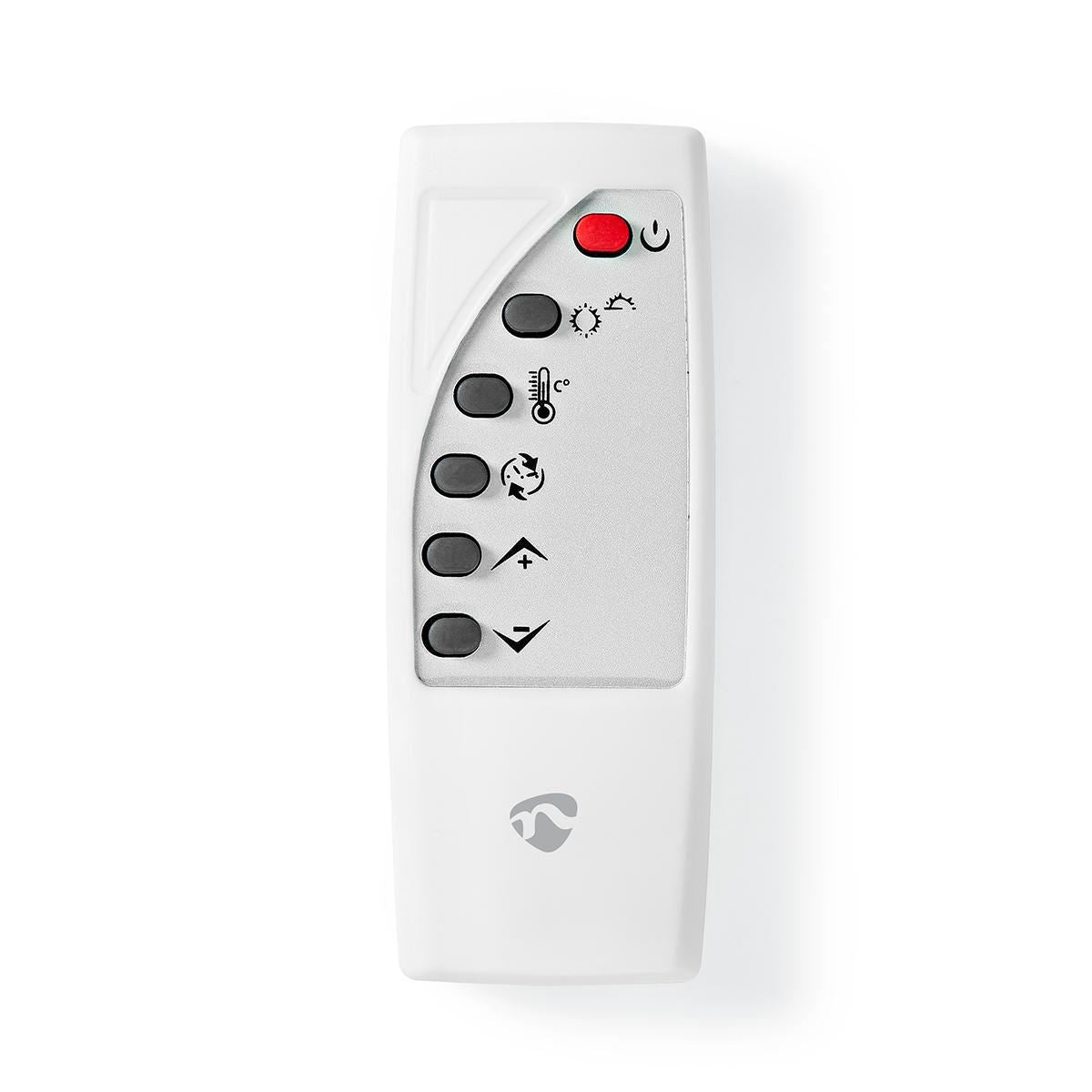 Nedis SmartLife Convection Heater | Wi-Fi | Suitable for bathroom | Glass Panel | 2000 W | 2 Heat Settings | LED | 15 - 35 °C | Adjustable thermostat | White