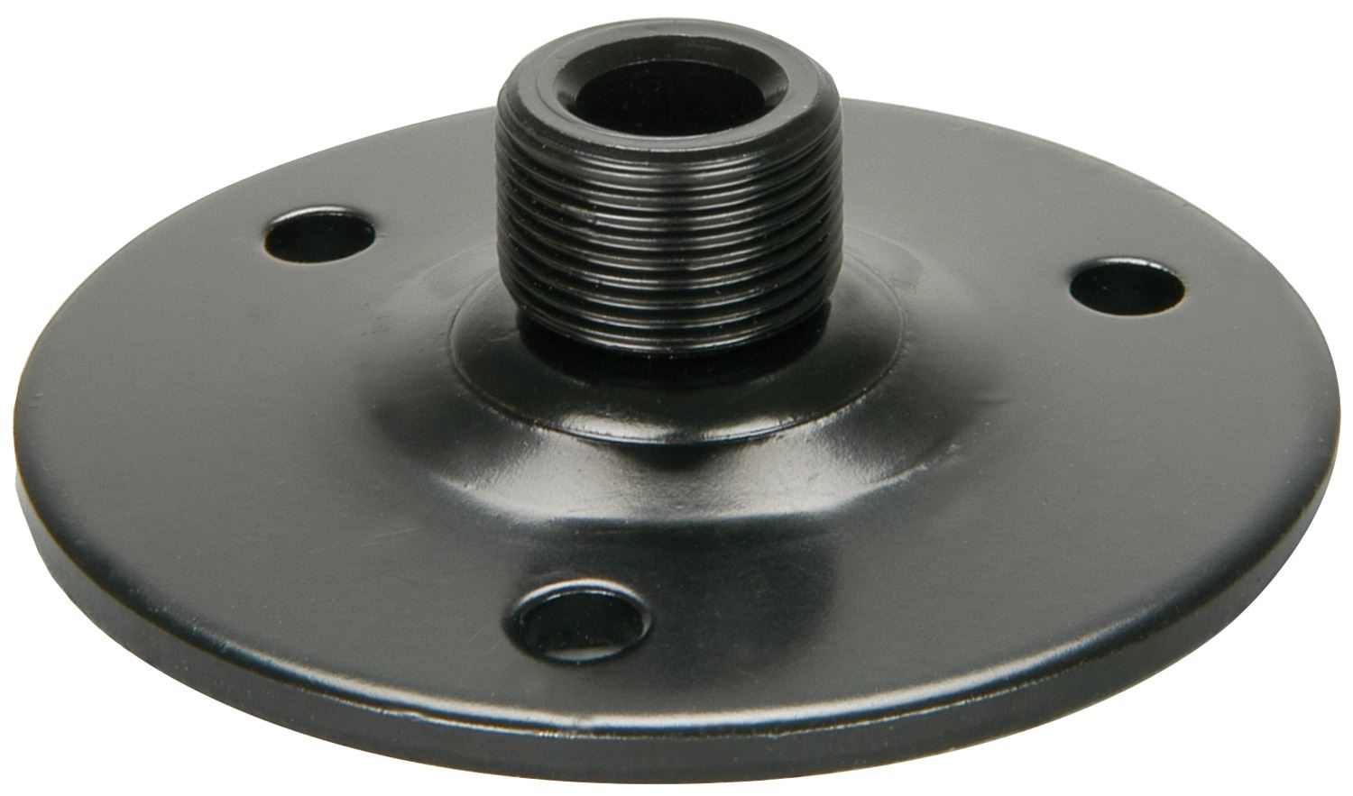 QTX Metal Gooseneck Microphone BASE with Thread 5/8" 27 TPI - Black