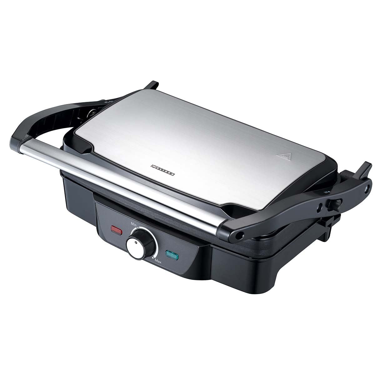 MELISSA 2-in-1 Electric Panini Press & Grill, Fold-Out, 1600W with Non-Stick Reversible Plates, Adjustable Temperature Control & Drip Tray