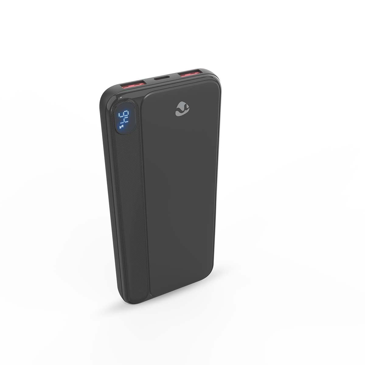 Nedis Powerbank | 10000 mAh | 1.5 / 1.67 / 2.0 / 2.22 / 3.0 A | 3 Outputs 1x USB-C™ / 2x USB-A | Input 1x USB-C™ | PD3.0 20W | Lithium-Polymer | LED Display