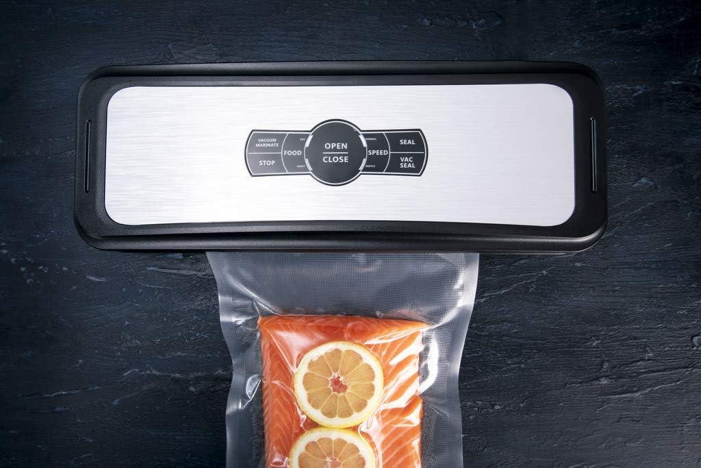 Gastronoma Vacuum Sealer Machine, 30cm Longer Seal Food Sealer for Vac/Seal/Rice/Wet/Dry Mode, Built-in Cutter and Visible LED Indicator