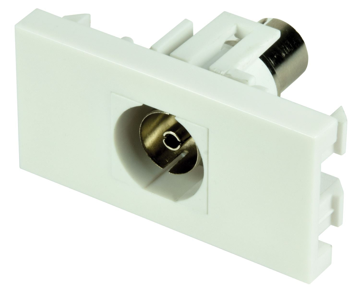 Av:link Keystone Wall Plate Module Outlet Faceplate TV Coaxial Keystone Socket 25 x 50mm
