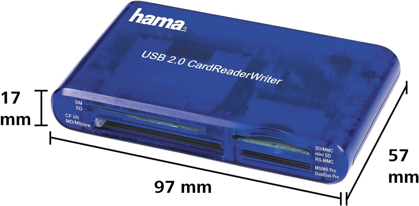 Hama 35 in 1 USB 2.0 Multi Memory Card Reader