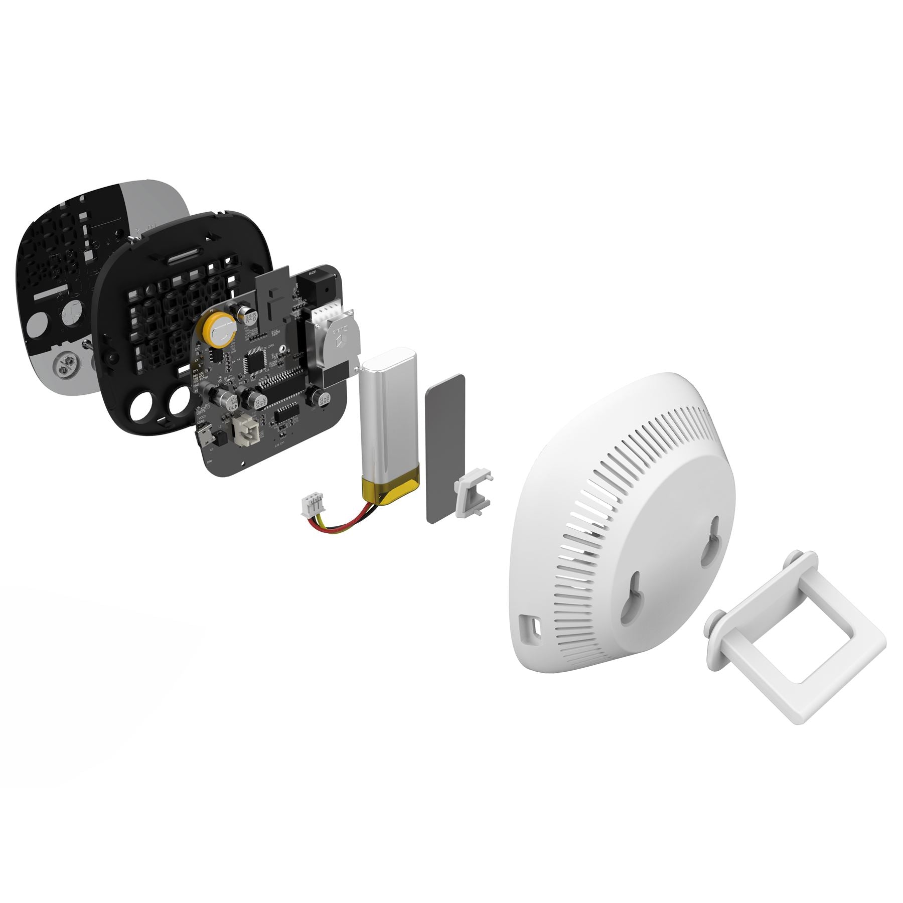 Alecto AQ30 LCD Air Quality Monitor Meter for CO2, Humidity with NDIR sensor | EN 61326-1:2013 ISO | White