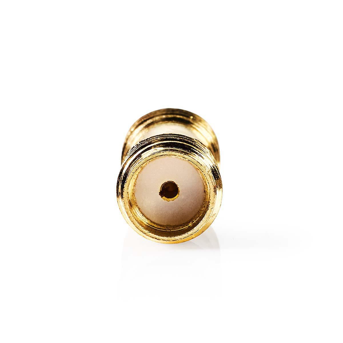 Nedis SMA Adapter | SMA Female | SMA Female | Gold Plated | 50 Ohm | Straight | Copper | Gold | 2 pcs | Box