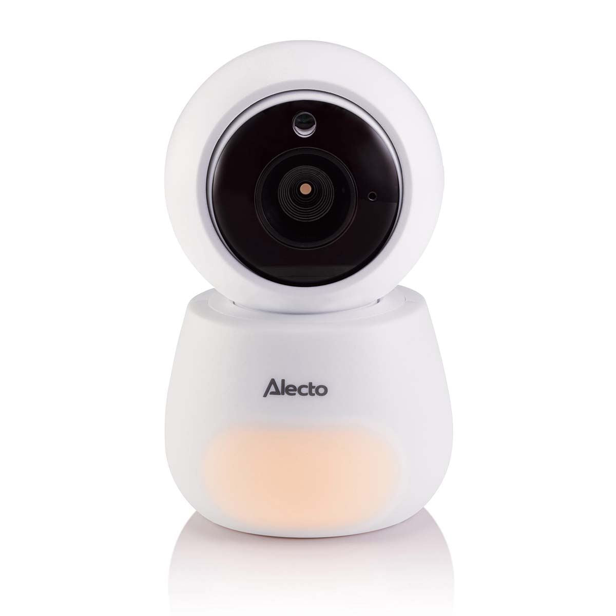 Alecto DVM-2043 Video Baby Monitor with Camera, 4.3" Inch No Wifi Baby Monitor, Temperature, Night Light, Night Vision, Lullaby, Two-Way Audio - White