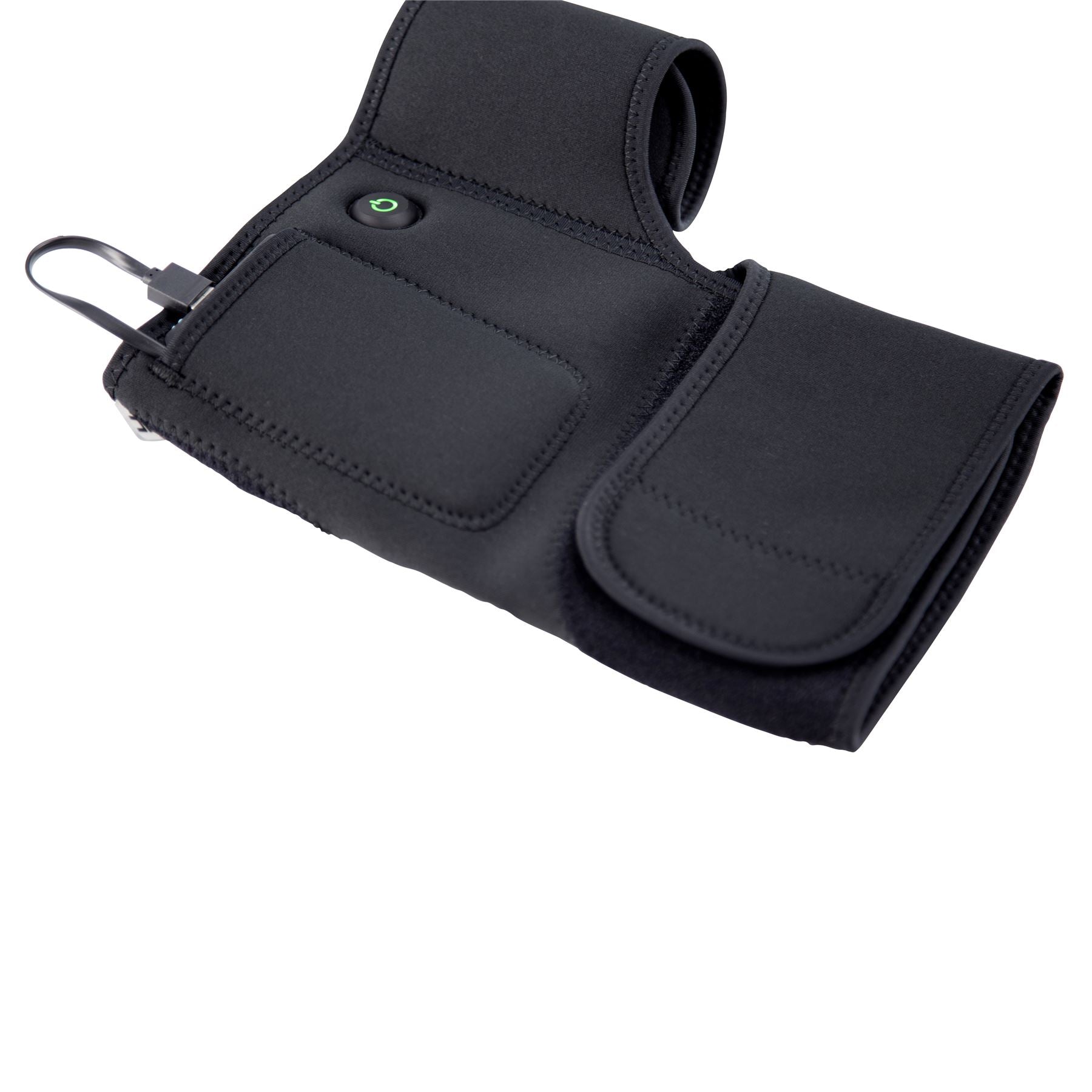 Fysic Wireless Heating Pad for Left Knee - Heated Knee Support 3 Adjustable Heat Temperature Levels (Portable use Possible with a Power Bank)