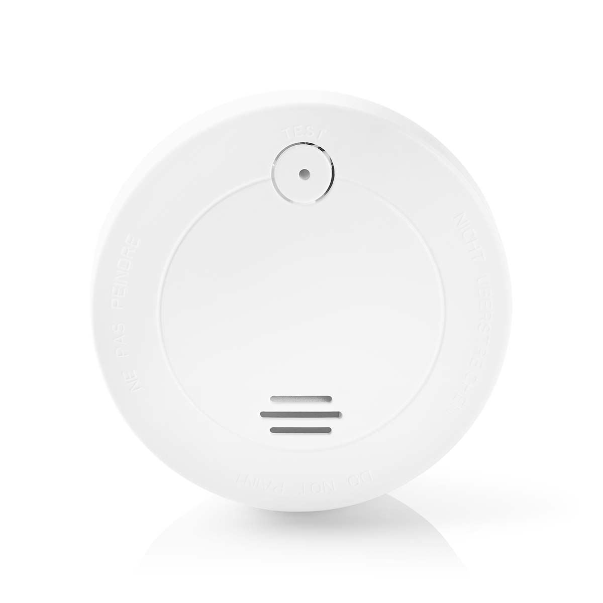 Nedis Smoke Detector Fire Alarm 85dB Siren EN14604 with Low Battery Alert