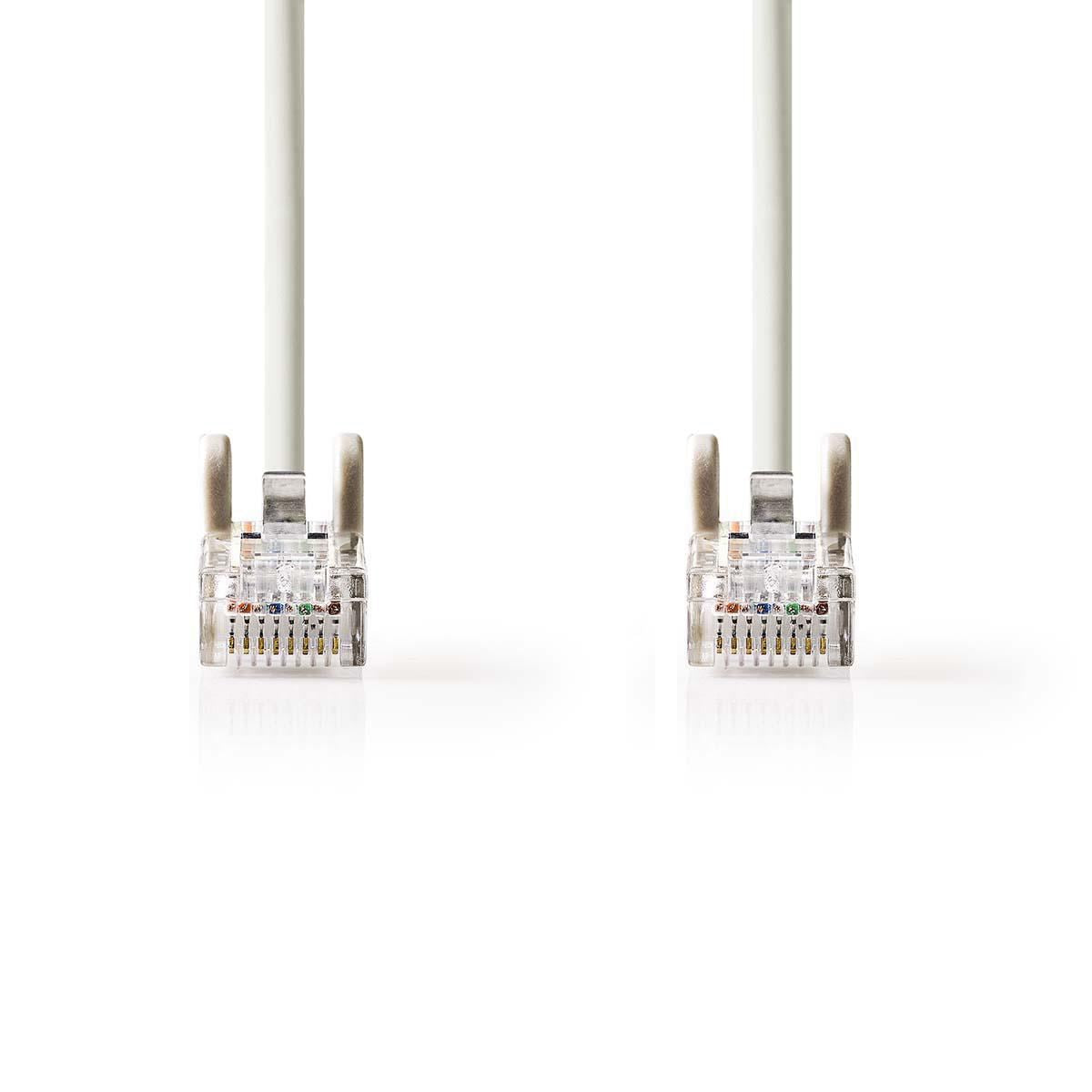 Nedis CAT5e Cable | U/UTP | RJ45 Male | RJ45 Male | 0.50 m | Round | PVC | Grey