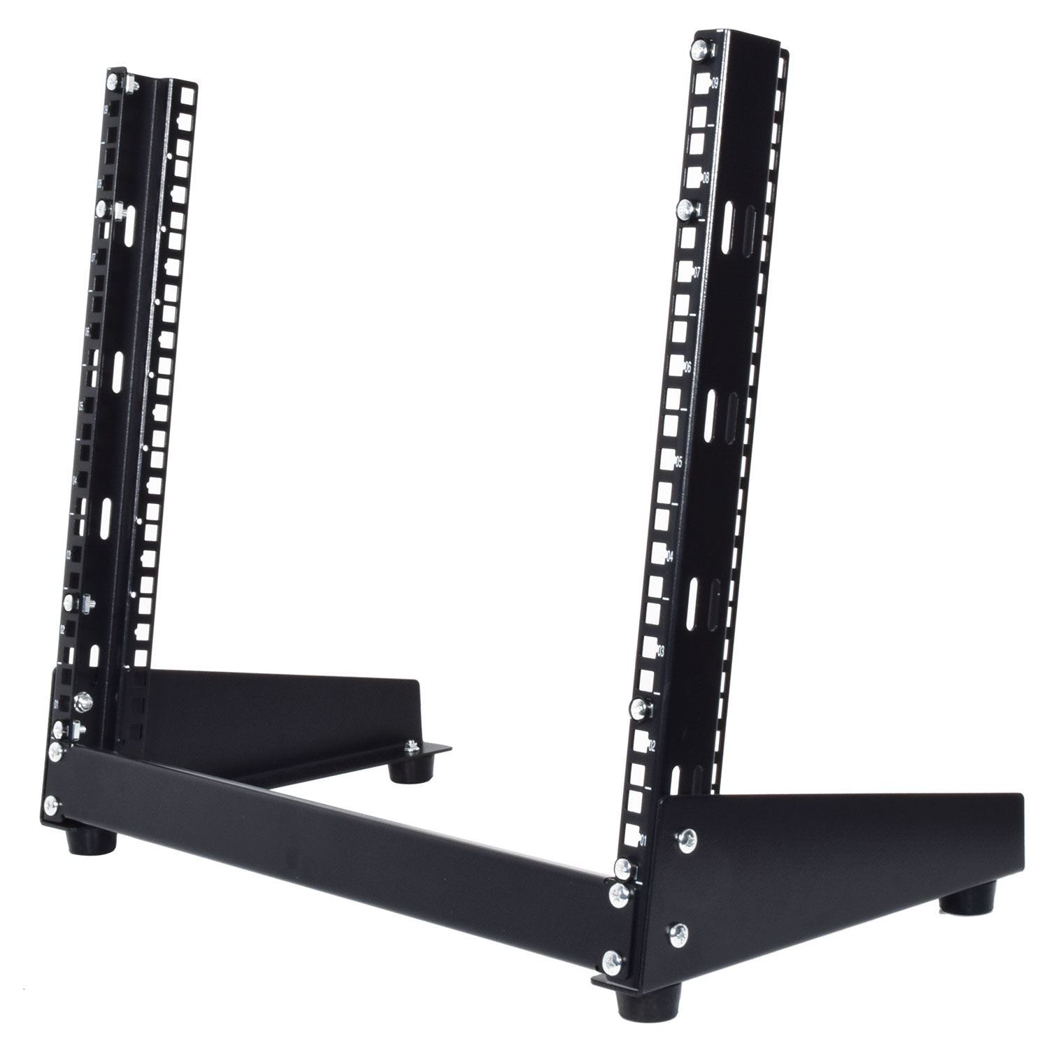 Adastra 19" Open Framed Desk Top Rack Mount For AV, Media, IT, Data Equipment 9U