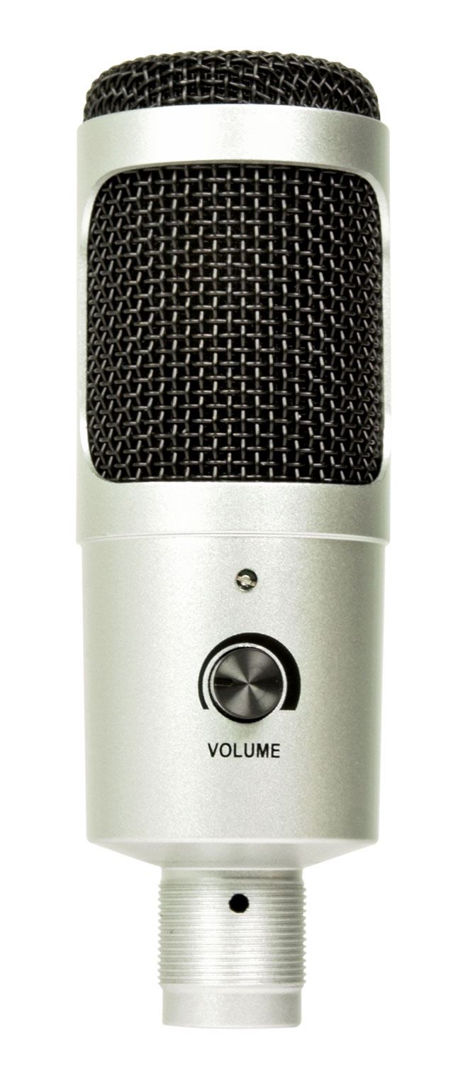 Citronic USB Podcast Streaming Microphone and Stand for PC or Mac