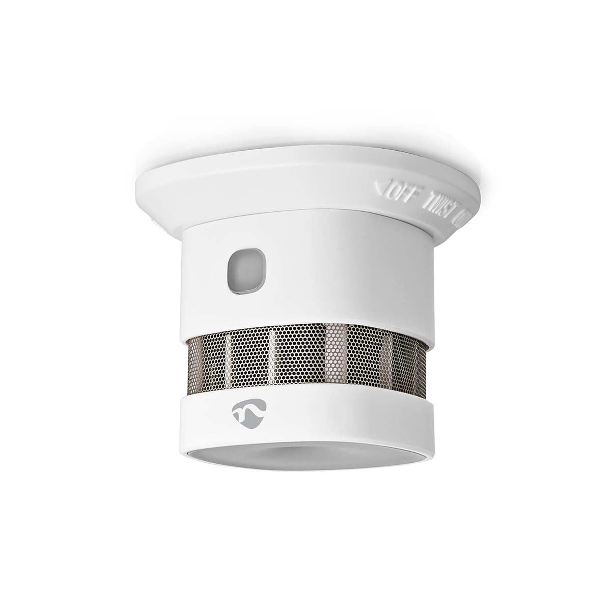 Nedis SmartLife/Tuya Smoke Detector | Zigbee 3.0 | Battery Powered | Sensor life cycle: 10 year | EN 14604 | Max. battery life: 60 Months | 85 dB | White | 1 Unit