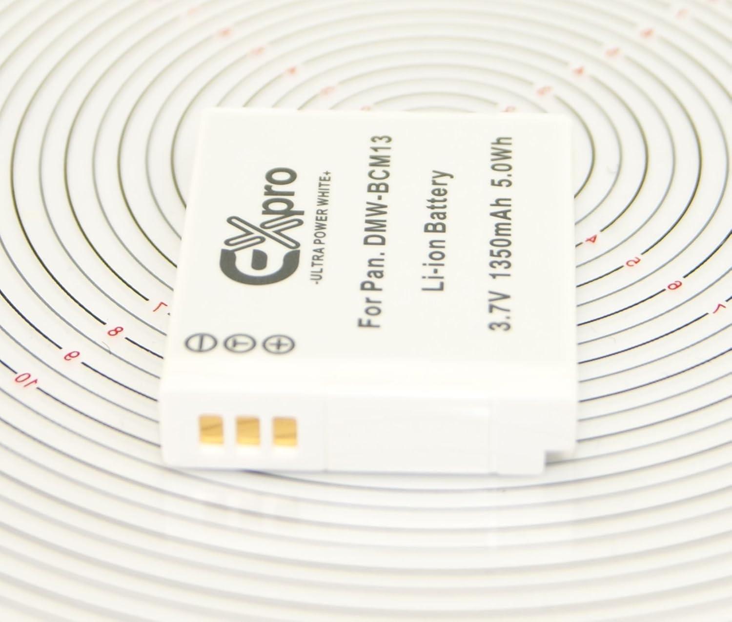 Ex-Pro DMW-BCM13, DMW-BCM13E, DMW-BCM13PP Panasonic White Series Li-on Digital Camera Battery