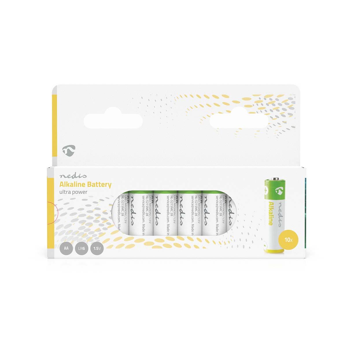 Nedis Alkaline Battery AA | 1.5 V DC | 10-Pack