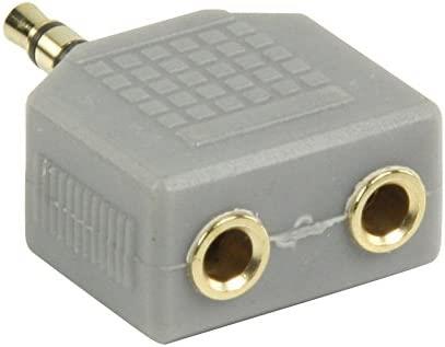 Bandridge Headphone Splitter 1 3.5mm Jack Male to 2 x 3.5mm Female