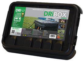 DRiBOX Dry Box FL-1859-285 IP55 Medium Weatherproof Junction Connection Box For Cables & Sockets - Black