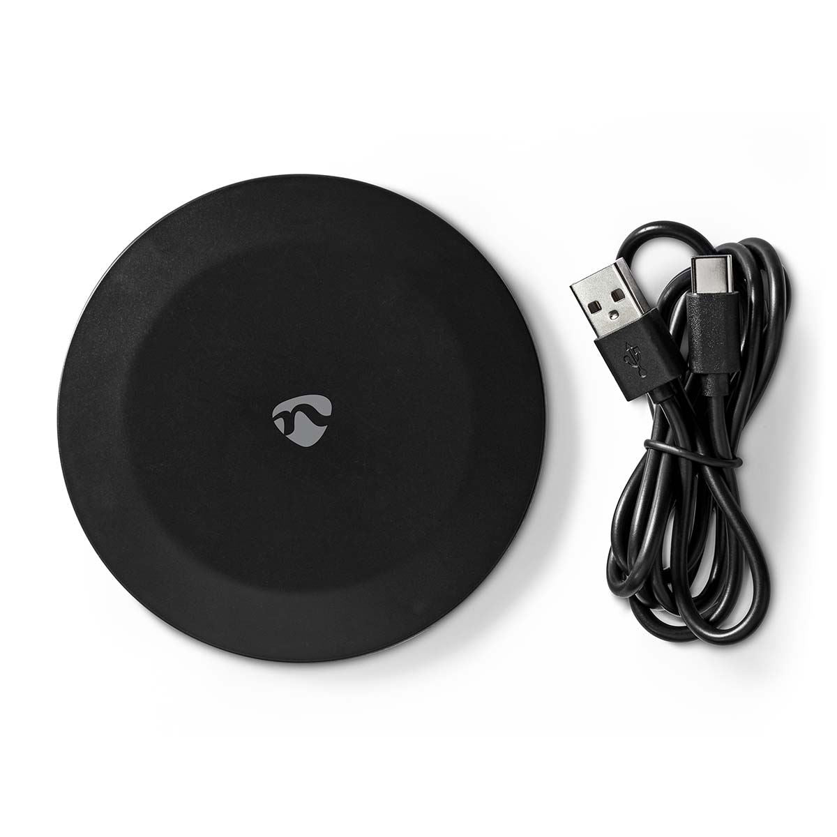 Nedis Wireless Charger | 5 / 7.5 / 10 / 15 W | 2 A | LED-indicator in use | Including cable | USB Type-A | 1.00 m