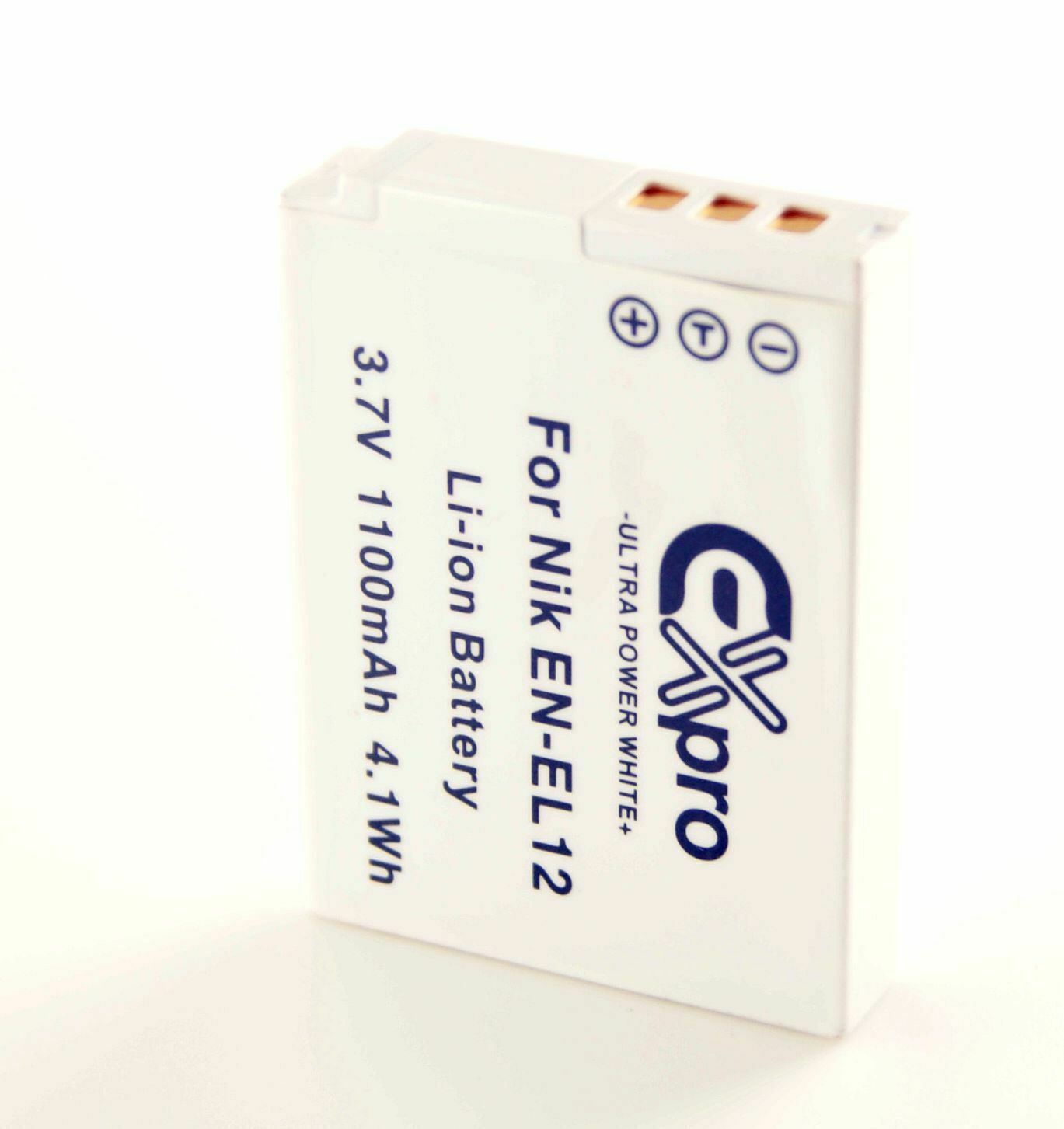 Ex-Pro EN-EL12, ENEL12 Nikon White Series Li-on Digital Camera Battery