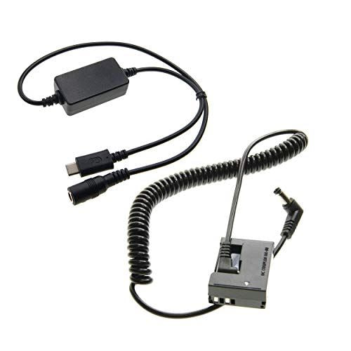 Ex-Pro On-The-Move USB-C PD System, USB-C to DC Coupler Cable Converter Adapter with Ex-Pro DR-80 NB-10L Battery Coupler, for Canon PowerShot G1X, G15, G16, SX40, SX50, SX60