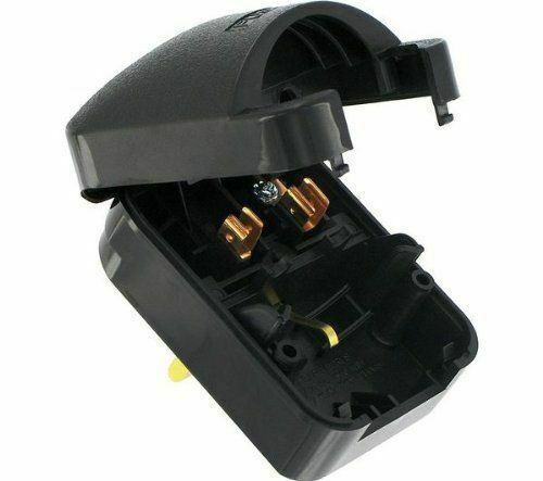 Euro Plug Converter 2 Pin Schuko SCP Plug Grounded to Fused 3 Pin UK Mains 5A Black