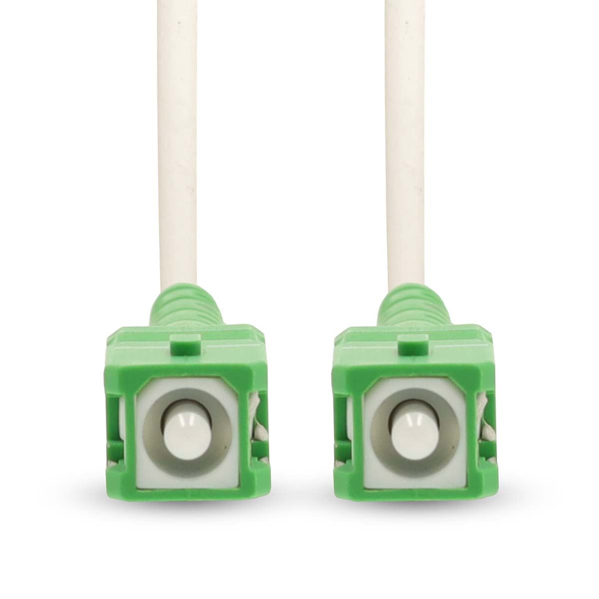 Nedis Glass Fiber Patch Cable | SMF (Single Mode Phase) | SC/APC | SC/APC | 100 Gbps | 2.00 m | White | Gift Box with Euro Lock