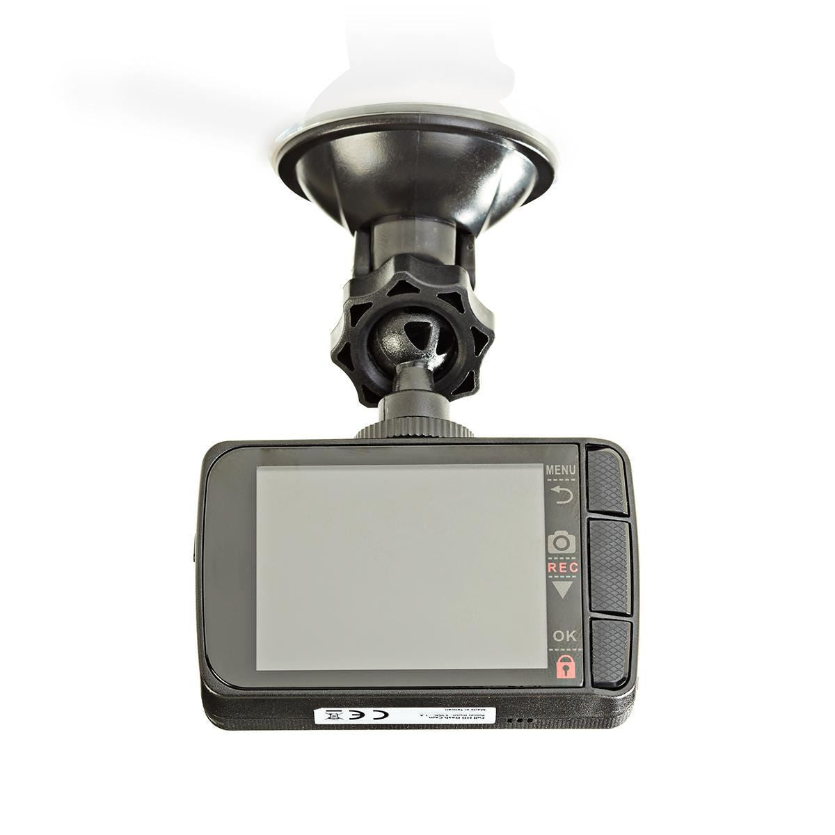 Nedis Dash Cam | Full HD 1080p @ 30fps | 2.4" | 140° Viewing Angle | Time Lapse