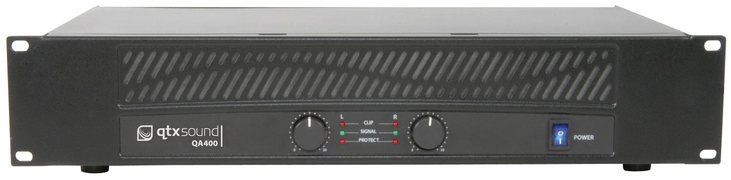 QTX QA400 Power Amplifier 400w 2 x 200W