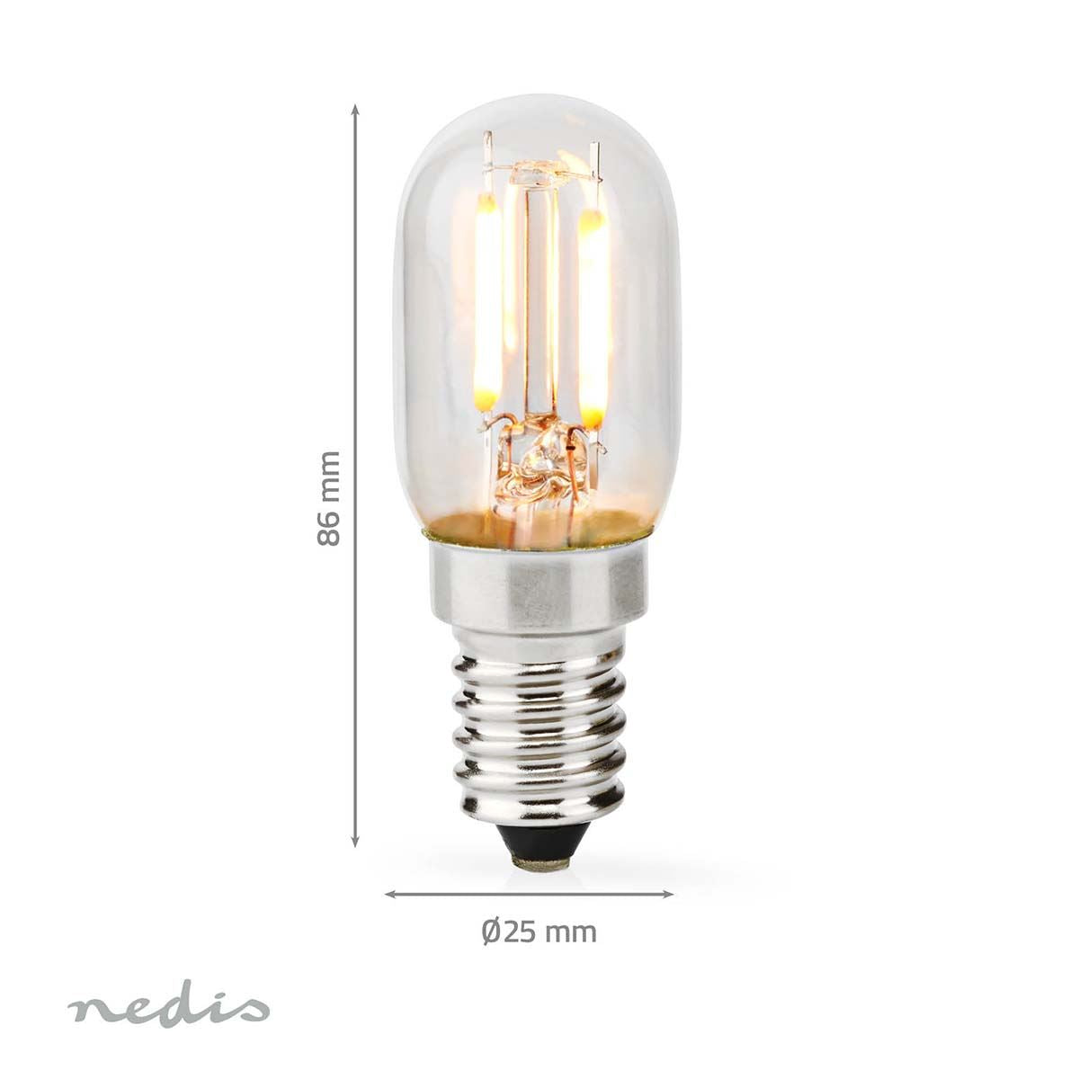 Nedis Cooker Hood Bulb | LED | E14 | 2 W | T25