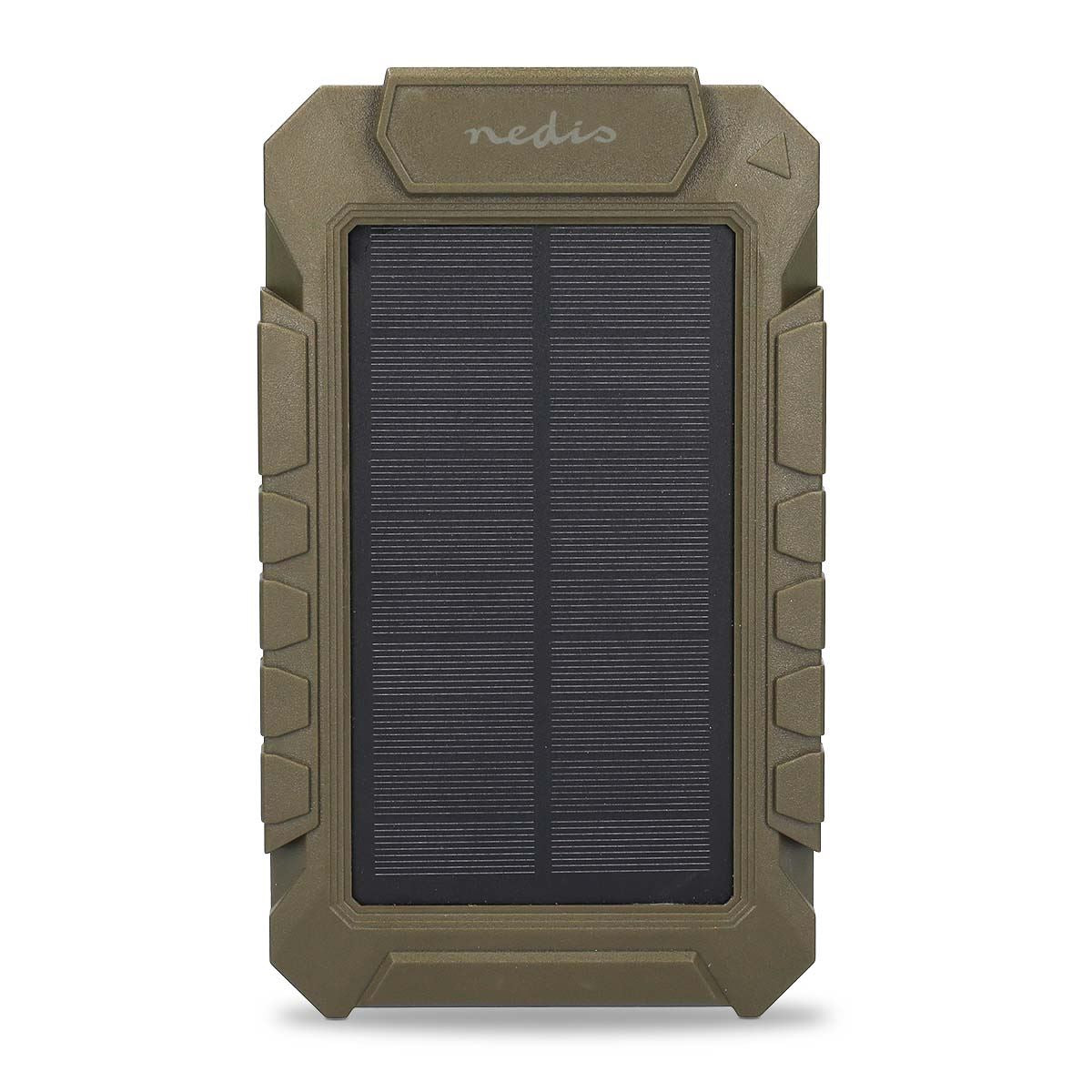 Nedis Multi Wildlife Trap/Security Solar Panel for DC 5V, 6V, 12V 1A/0.5A Outdoor Powerbank Battery, Solar Panels with DC USB-C Cables Kit, Adjustable Mount & Strap, IP65 Waterproof, Cable Split Kit