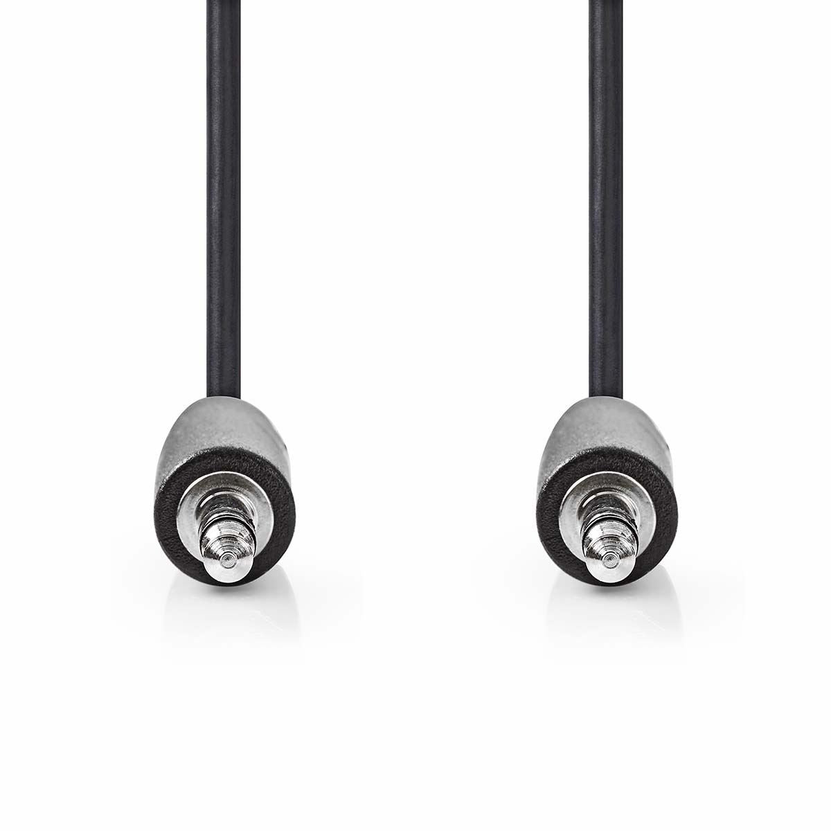 Nedis Stereo Audio Cable | 3.5 mm Male | 3.5 mm Male | Nickel Plated | 3.00 m | Round | Black | Box