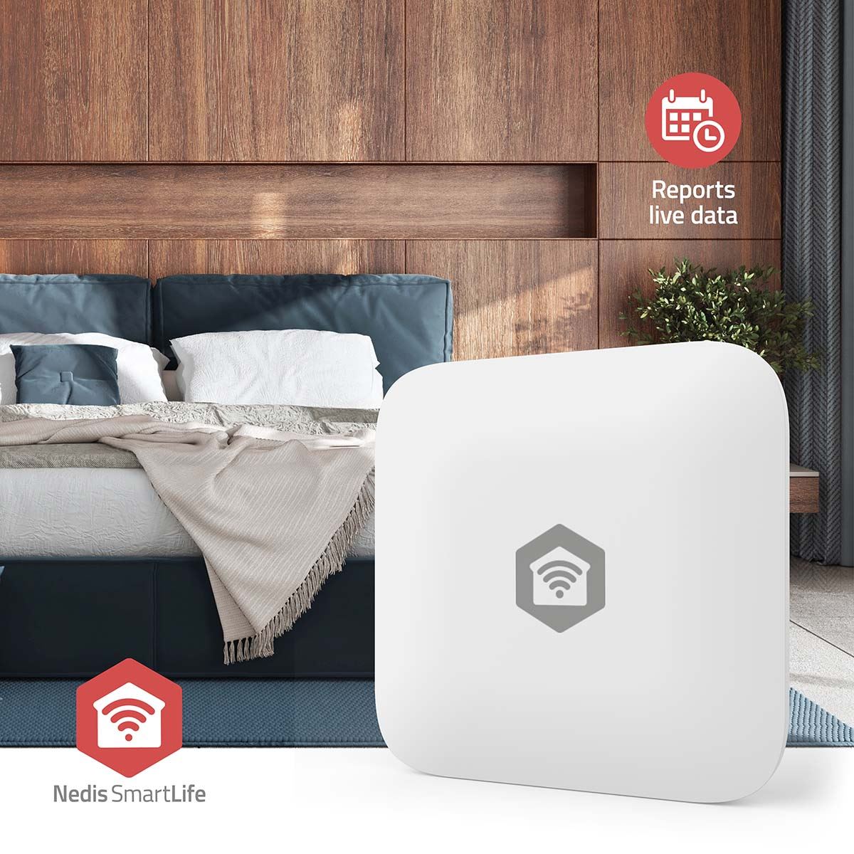 Nedis SmartLife Climate Sensor | Zigbee 3.0 | Battery Powered | Android™ / IOS | White