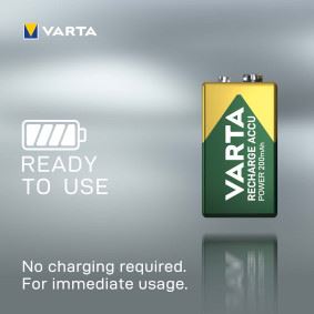 Varta E-Block 9 V Rechargeable NiMH Battery | 200 mAh 1-Blister