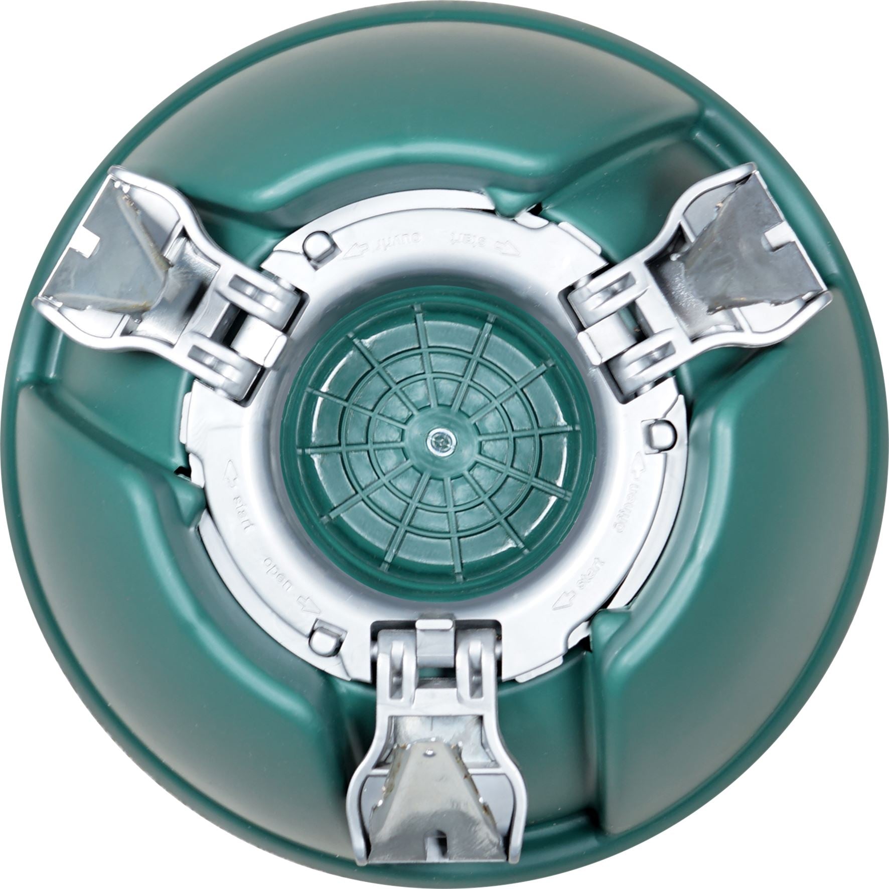 Auto Lock Christmas Tree Stand with 3 Clasps and 1L Water Tank, for Real Trees up to 2.3m / 7.5ft