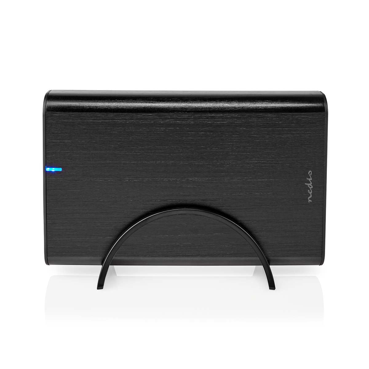 Nedis Hard Disk Enclosure | 3.5 " | USB 3.1 Gen1 | USB Type-A / USB Type-C™ | Notebook / PC | Aluminium