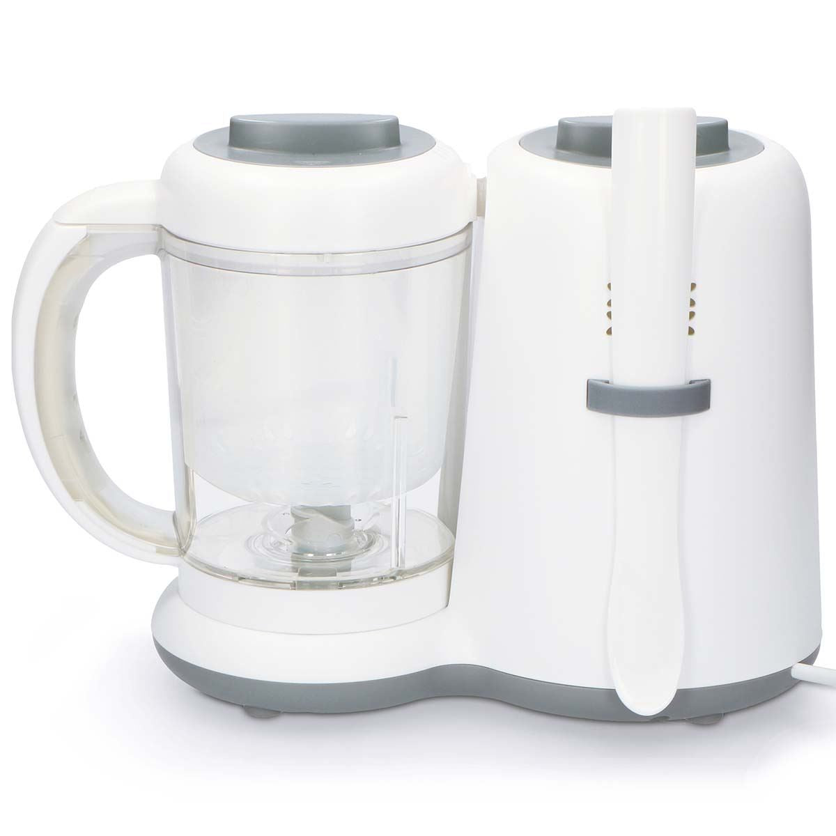 Alecto 5-in-1 Baby Food Maker, One Step Baby Food Processor Blender Grinder Puree Maker, Blend, Warm, Sterilize, Steam Cook, BPA-Free