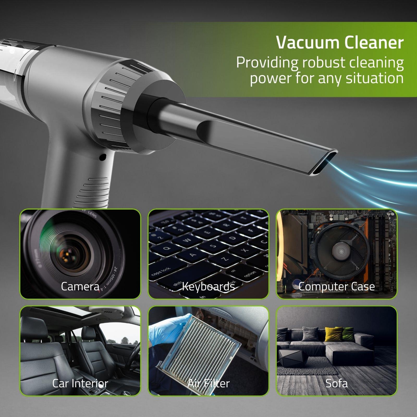 Nedis Handheld Vacuum Cleaner | Air blower | 90 W | Rechargeable | Dry | Li-Ion | Black