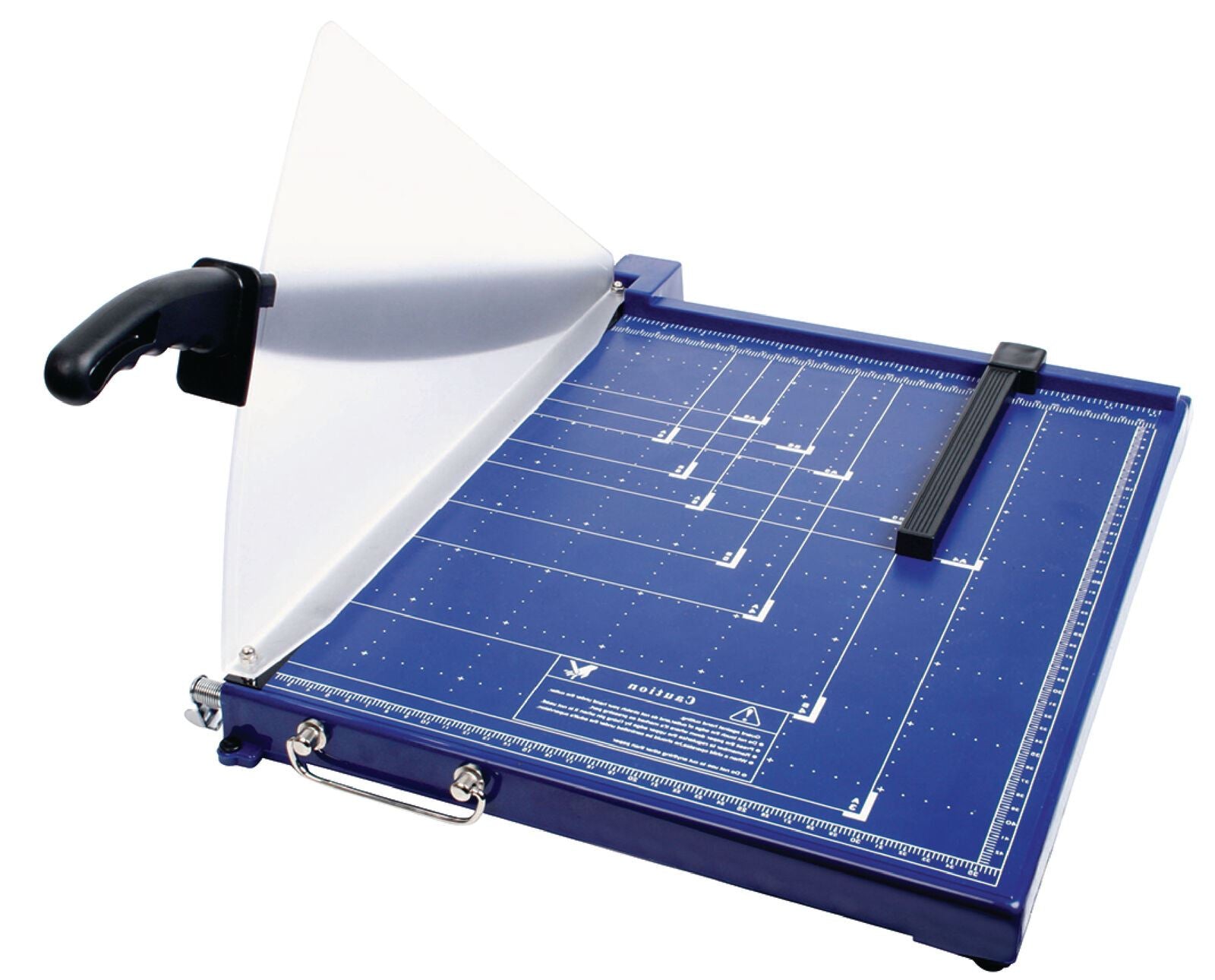 Nedis Paper Cutting Guillotine Machine ideal for Office, Crafting, Photo's etc Max. cutting size: 297 x 420 mm | Metal | Black / Blue