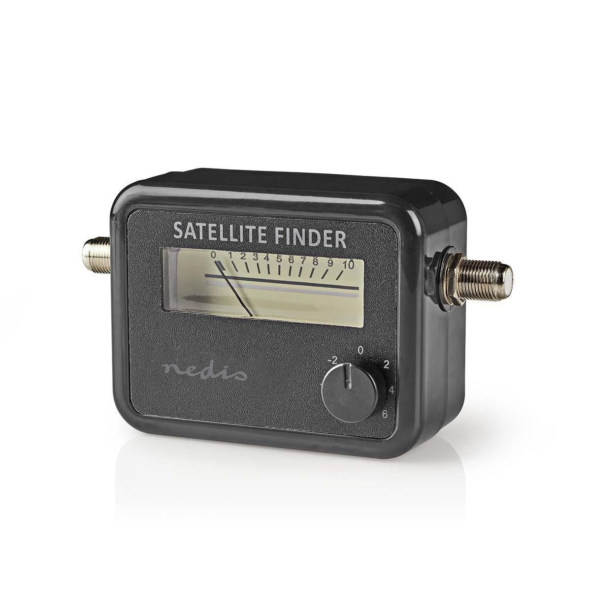Nedis Satellite Signal Strength Meter | 950-2400 MHz | Input sensitivity: 83 dB | Output level: 102 dBuV | Black