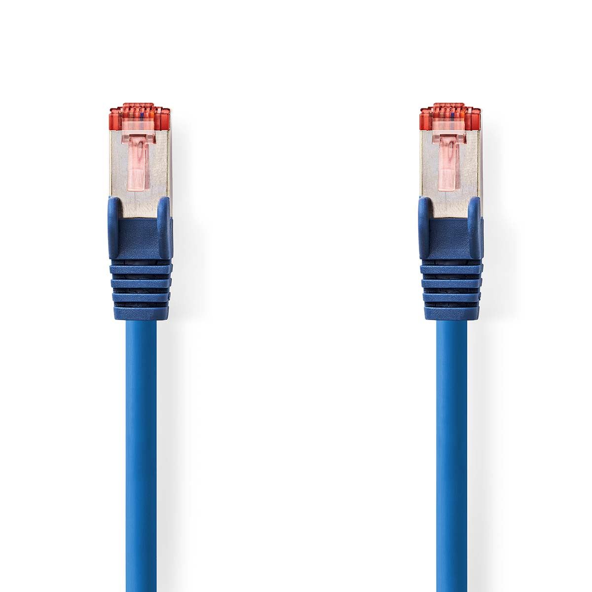 Nedis CAT6 Network Cable | RJ45 Male | RJ45 Male | S/FTP | 3.00 m | Round | LSZH | Blue | Label