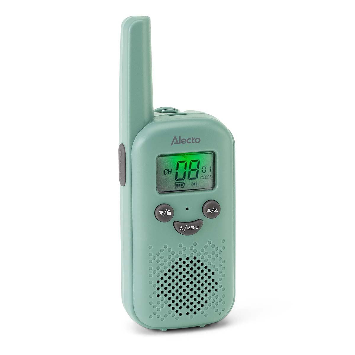 Alecto Walkie-Talkie Set | 2 Handsets | Up to 6 km | Frequency channels: 8 | PTT / VOX | 24 h standby | Green | FR10GR