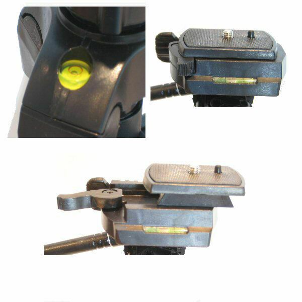 Ex-Pro TR-570AN Light Weight Geared with Pan & Tilt  - Camera / Camcorder Tripod (620mm - 1700mm / 67")