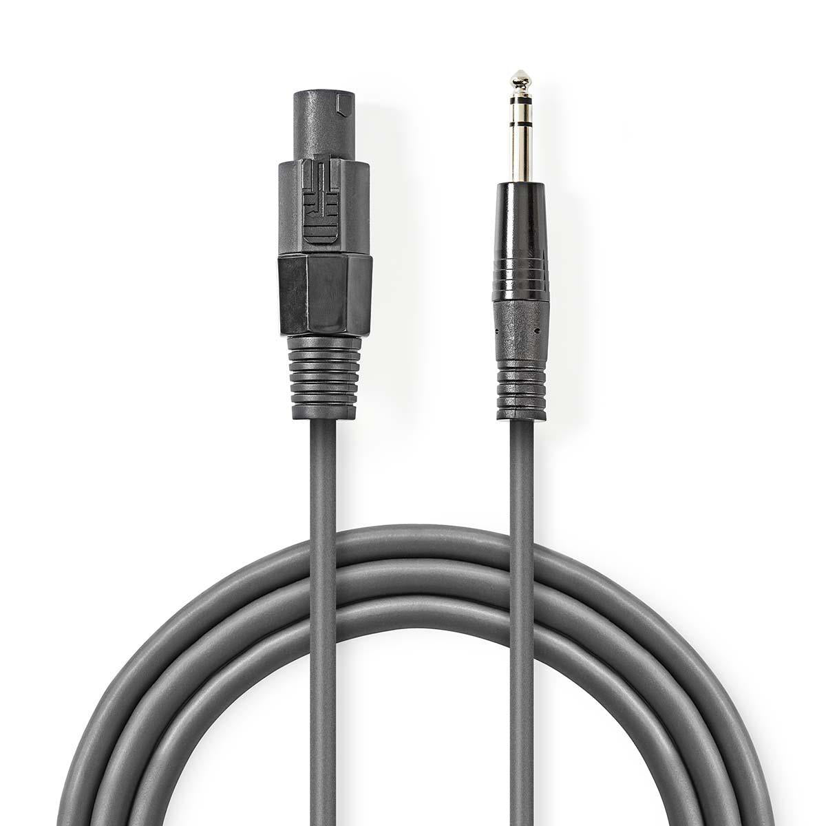 Nedis Speaker Cable | 48 x 0.20 mm | Full Copper| 10.0 m | Round | PVC | Dark Grey | Gift Box