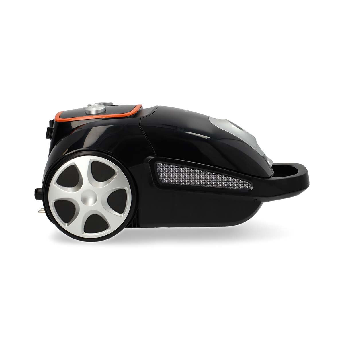 Nedis Vacuum Cleaner | With Bag | 700 W | Dust capacity: 3.0 l | Combi Brush | Action radius: 9.00 m | Vacuum cleaner suction control | Hepa 13 | Anthracite / Black / Orange