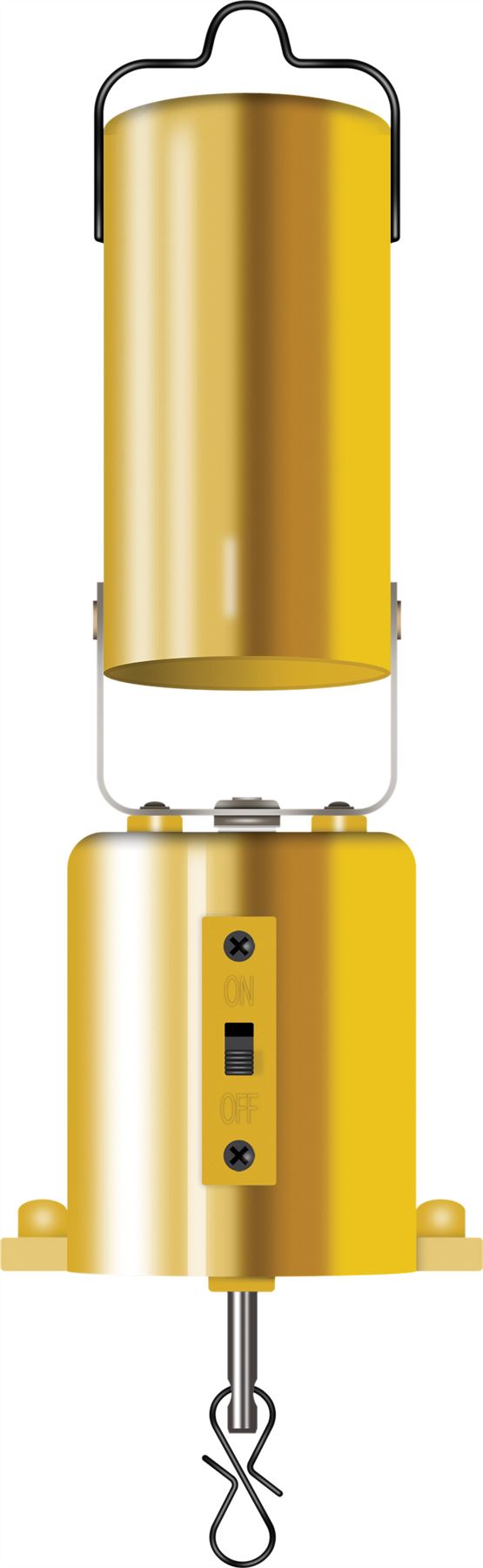 Mirror Ball Motor 5 RPM Battery Powered - Gold Effect