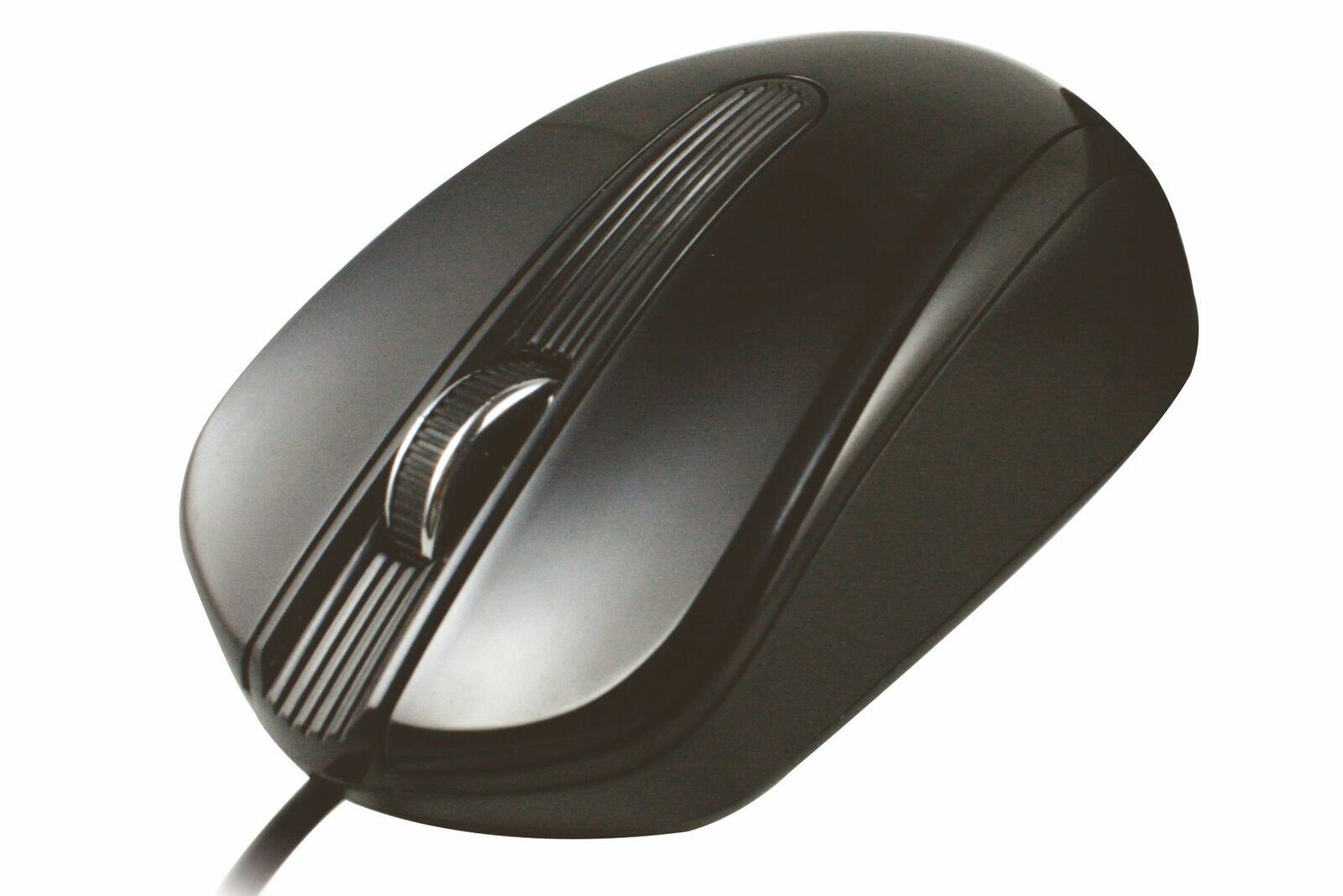 CLiPtec Comfort Laptop Notebook PC Wired USB Mini 3 Button Optical Scrol Mouse - Black