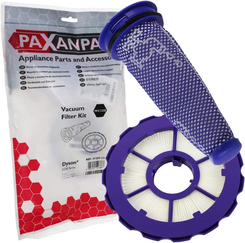 Dyson Compatible Pre & Post Motor Filter Kit for DC50, DC50 Animal