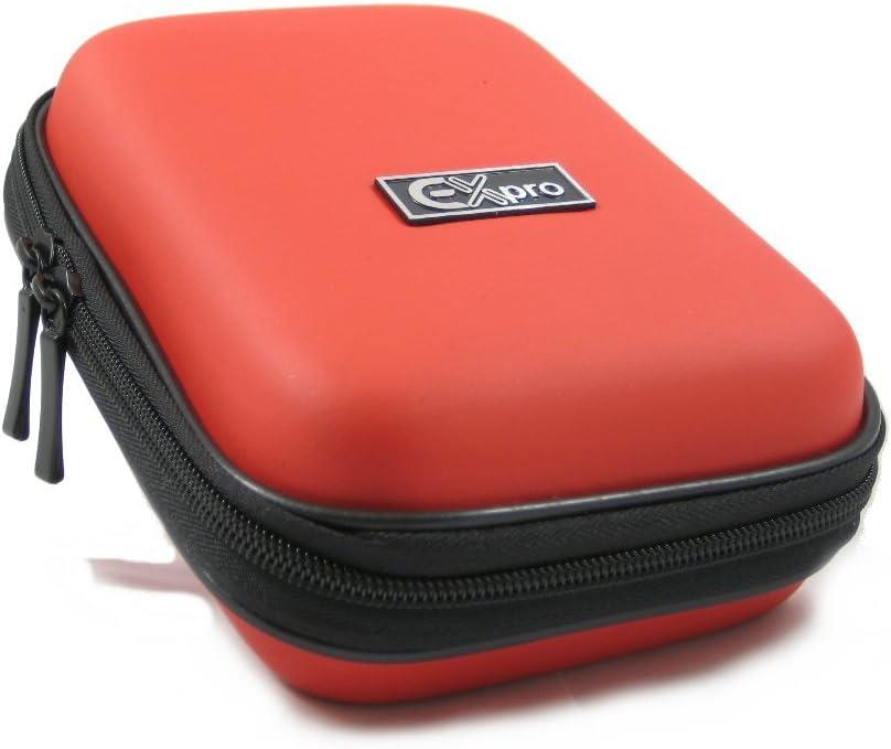 Ex-Pro Tough Case Shock/Water Proof for Digital Cameras [Large] - Red